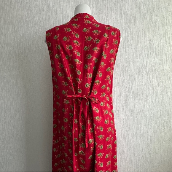 Vintage April Cornell Button Front Maxi Dress - Picture 4 of 8